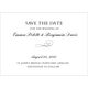 Script & Swash Save the Date Cards Image 1 of 4